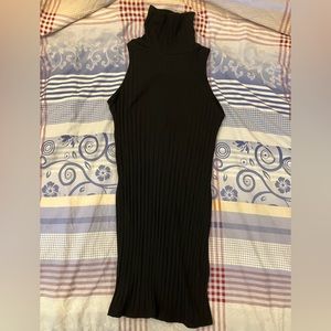 MIDI muscle and turtleneck style dress